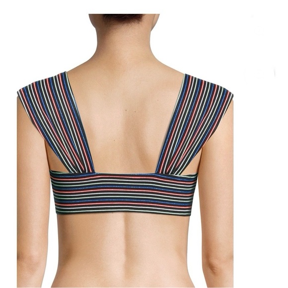 Juniors No Boundaries Lurex Rib Knit Stripe Two-Pieces Swimsuit
Size L (11-13) - Picture 2 of 13